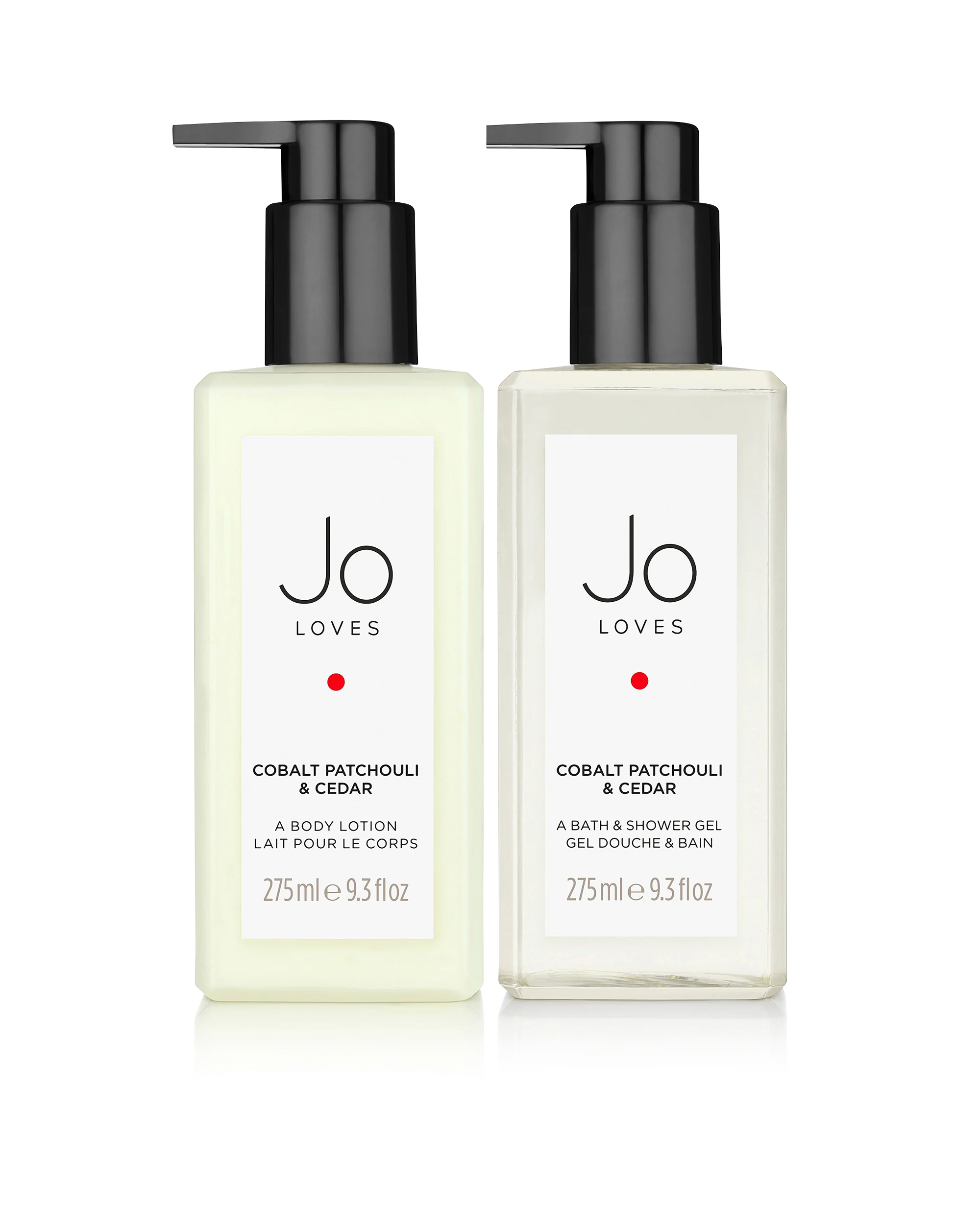 Cobalt Patchouli & Cedar Bath & Shower Gel and Lotion Set (275ml + 275ml) - Image 2