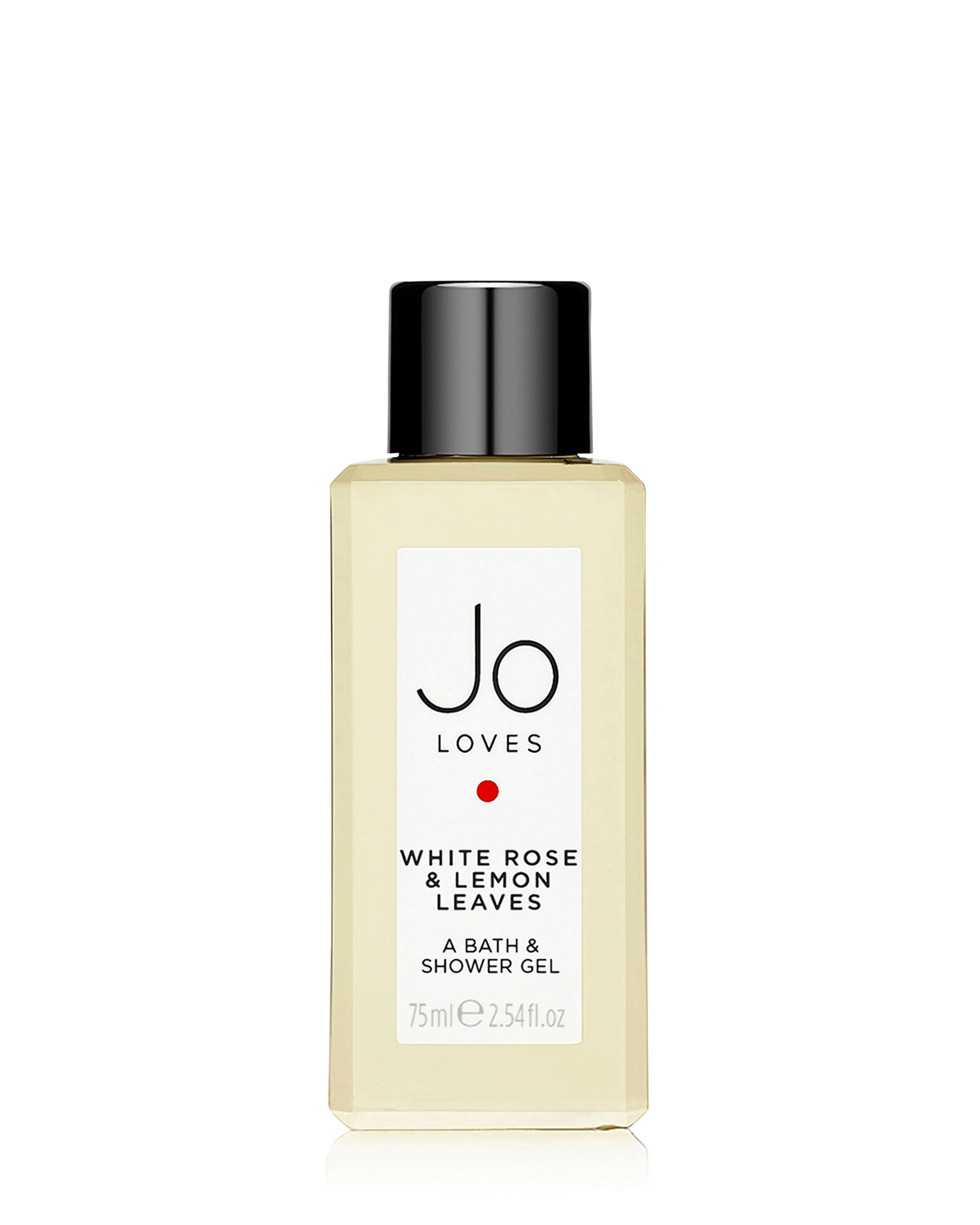 White Rose & Lemon Leaves Bath & Shower Gel (75ml) - Image 2